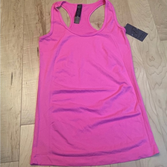 Activewear Pink Racer-Back Tank Top NWT - Picture 6 of 9
